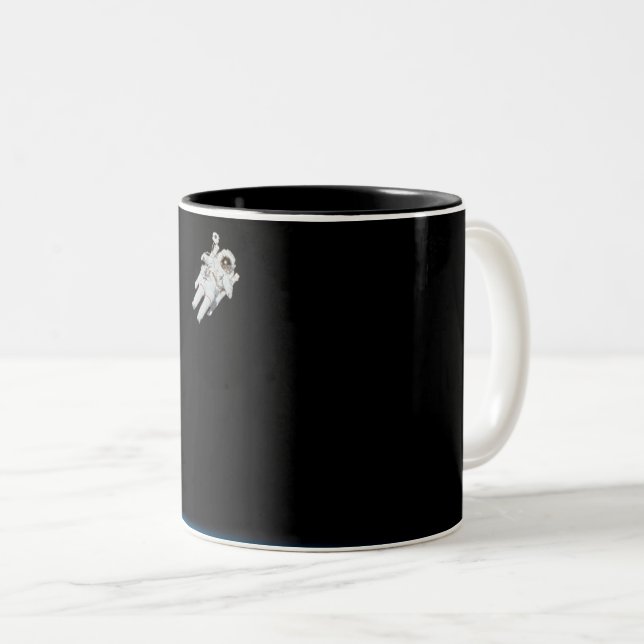 Raumfahrt Zweifarbige Tasse (VorderseiteRechts)
