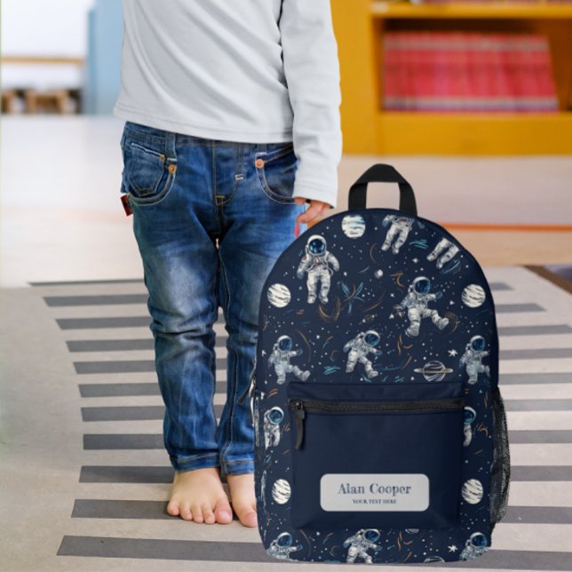 Raumfahrtaktivitäten Sterne & Planeten Kinder Bedruckter Rucksack (Von Creator hochgeladen)