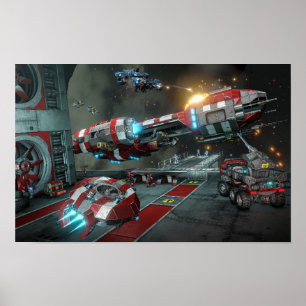 Raumfahrtingenieure: Evolution-Poster für Kriege Poster