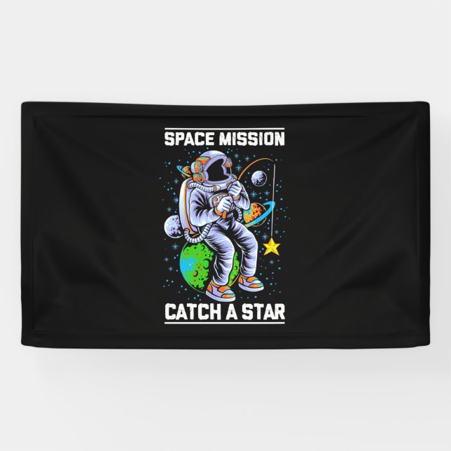 Raumfahrtmission der Astronauten Banner (Horizontal)