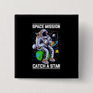 Raumfahrtmission der Astronauten Button