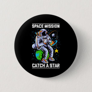 Raumfahrtmission der Astronauten Button