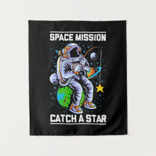 Raumfahrtmission der Astronauten Wandteppich