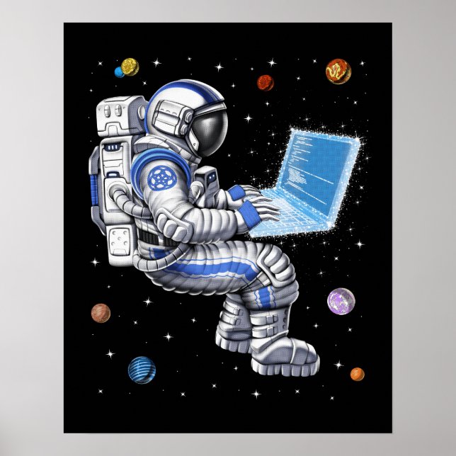 Raumfahrtprogramm Poster (Vorne)