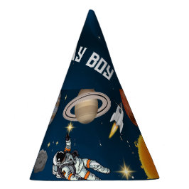 Raumfahrtspartei Erster Geburtstag Partyhütchen