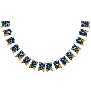 Raumfahrtspartei Erster Geburtstag Wimpelkette