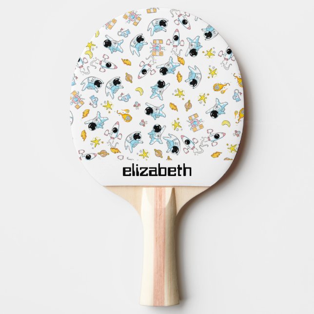 Raumfahrtthema Tischtennis Schläger (Vorderseite)
