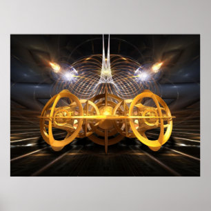 Raumfahrzeug Poster