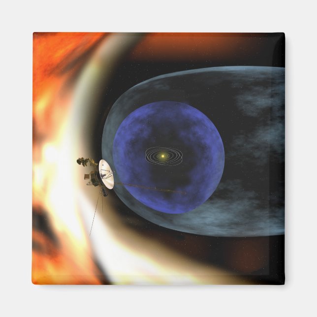 Raumfahrzeug Voyager 2 Magnet (Vorne)