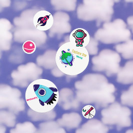 Raumflugzeug Konfetti