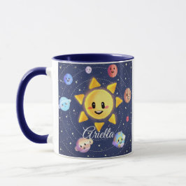 Raumgalaxie Planeten Tasse