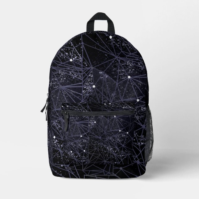 Raumgeometrie Bedruckter Rucksack (Vorderseite)