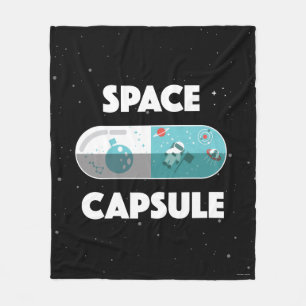 Raumkapsel Fleecedecke