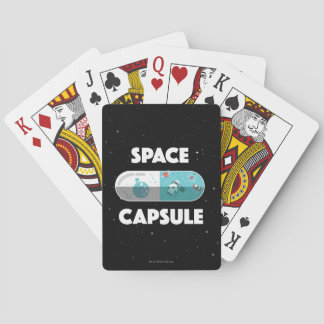 Raumkapsel Spielkarten