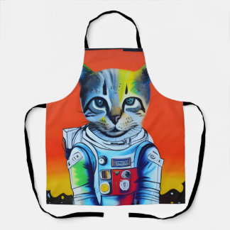 Raumkatze Schürze