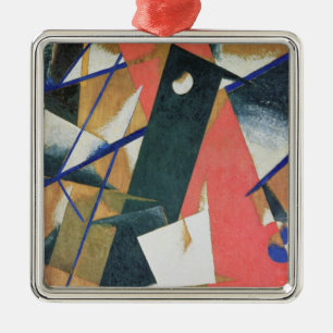 Räumliche Kraft Construction, 1921 Ornament Aus Metall
