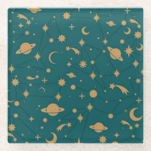 Raummuster Glasuntersetzer