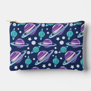 Raummuster, Planeten, Sterne, Galaxie, Kosmos Zubehörtasche