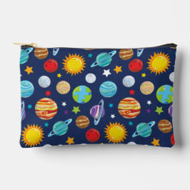 Raummuster, Planeten, Sterne, Kosmos, Galaxie Zubehörtasche