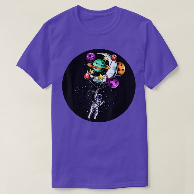 Raumraumplaner Mars-Ballonfahrer T-Shirt (Design vorne)