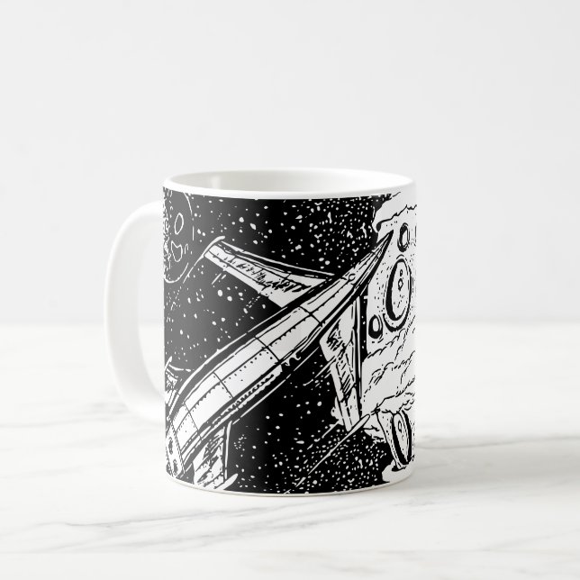 Raumschiff 2 kaffeetasse (Vorderseite Links)