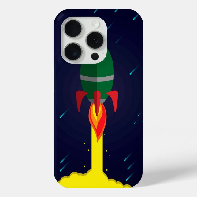 Raumschiff-Astronautin Case-Mate iPhone Hülle (Rückseite)