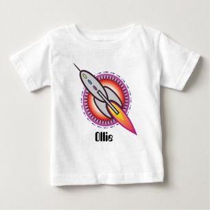 Raumschiff bis Unendlichkeit und darüber hinaus Baby T-shirt