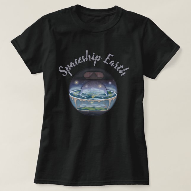 Raumschiff Erde T-Shirt (Design vorne)