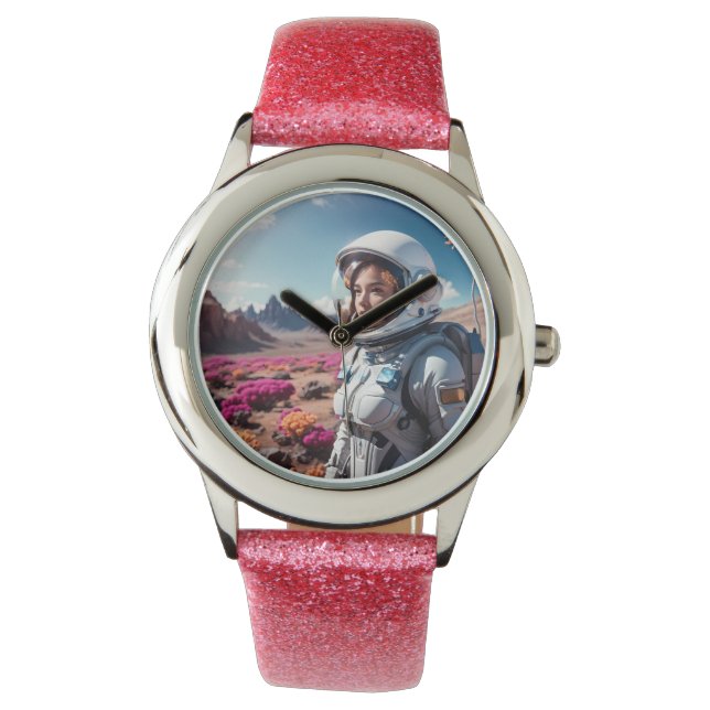 Raumschiff erforscht den Planeten | Armbanduhr (Vorderseite)