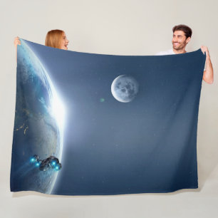 RAUMSCHIFF FLEECEDECKE