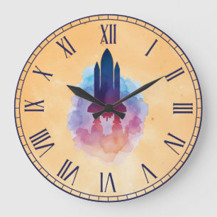 Raumschiff Große Wanduhr