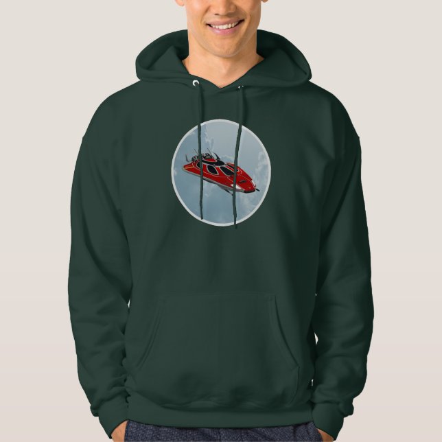 Raumschiff Hoodie (Vorderseite)