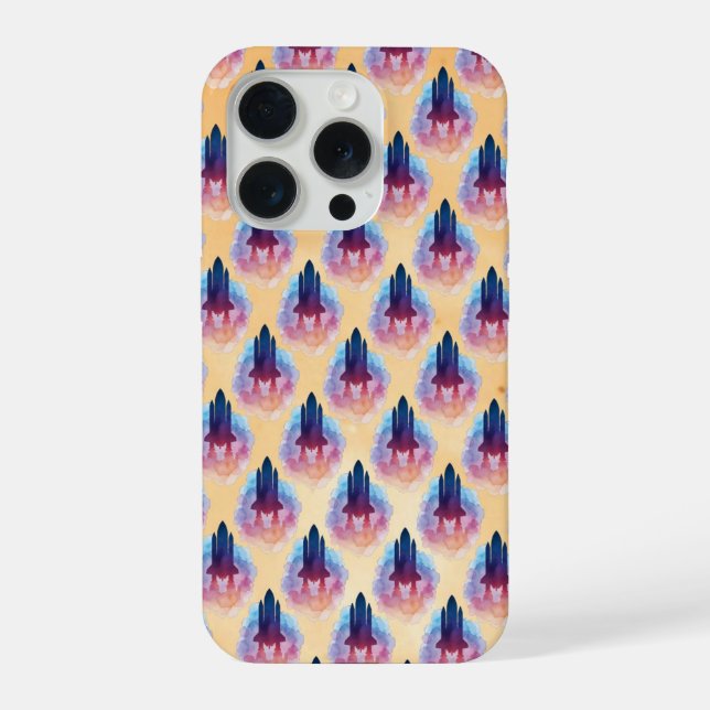 Raumschiff iPhone Hülle (Rückseite)