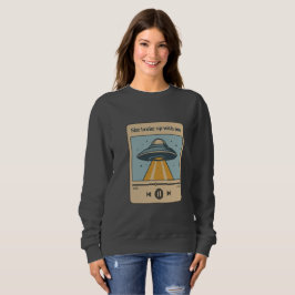 Raumschiff mit neuem Design-Sweatshirt Sweatshirt