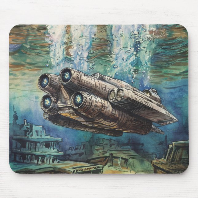 Raumschiff Mousepad (Vorne)