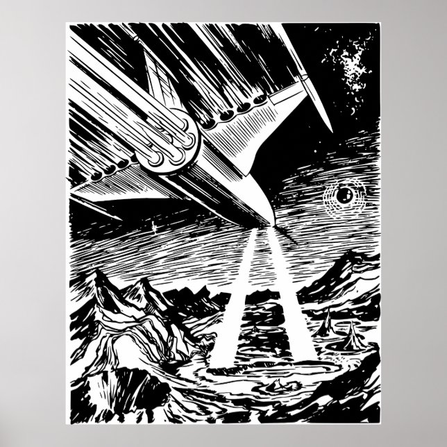 Raumschiff Poster (Vorne)