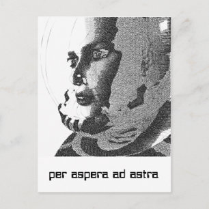 Raumschiff Postkarte