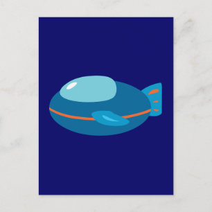 Raumschiff Postkarte