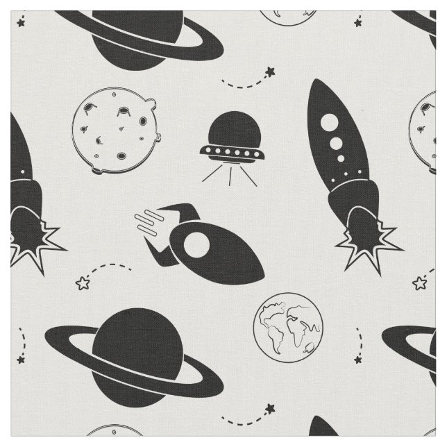 Raumschiff Stoff (Nahaufnahme)