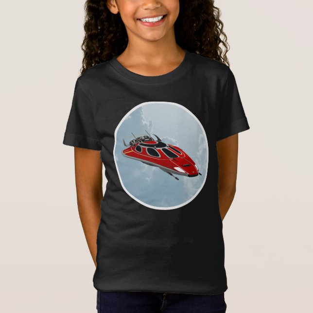 Raumschiff T-Shirt (Vorderseite)