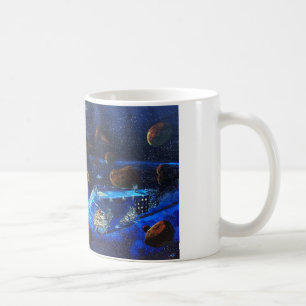 Raumschiff titanische Tasse