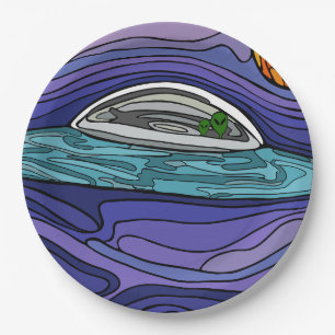 Raumschiff UFO Alien UAP paranormal Pappteller
