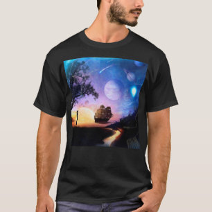 Raumsonde Weltraumkunstwerk Voyager Raumsonde T-Shirt