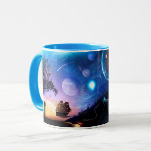 Raumsonde Weltraumkunstwerk Voyager Raumsonde Tasse