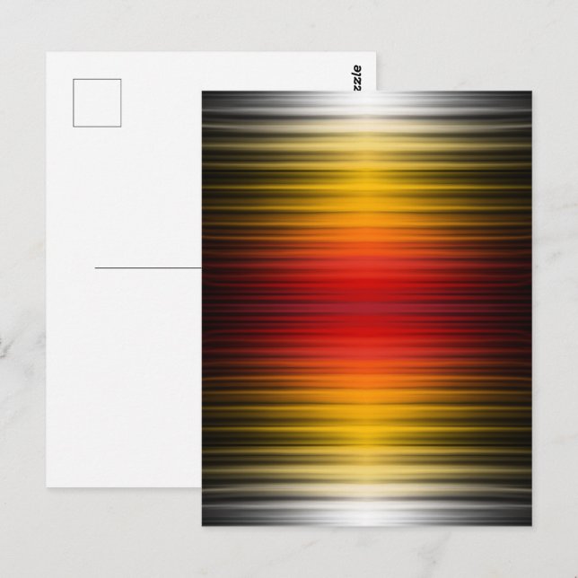 Raumsonde Wiedereintritt in Plasmabildschirme Postkarte (Vorne/Hinten)