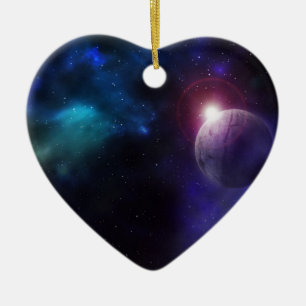 RaumStar-Planet-Sonnensystem Keramik Ornament