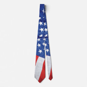Raumstation Amerikanische Flagge Erdumlaufbahn Krawatte
