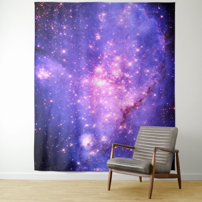 Raumstation Galaxy Nebula Himmelbett Dorm Wandteppich (Beispiel)
