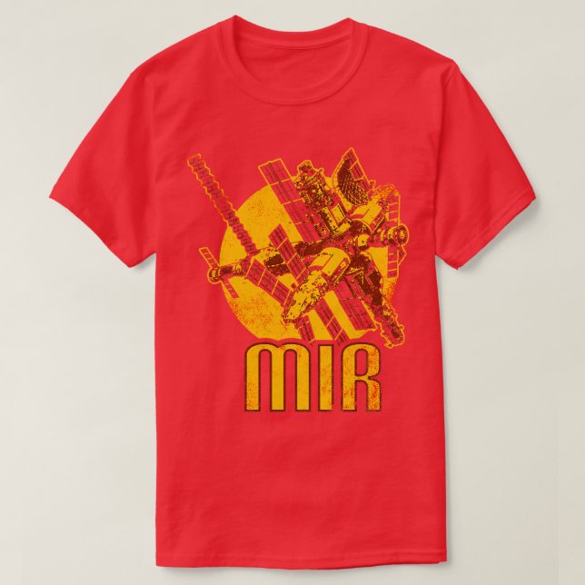 Raumstation Mir 7 T-Shirt (Design vorne)