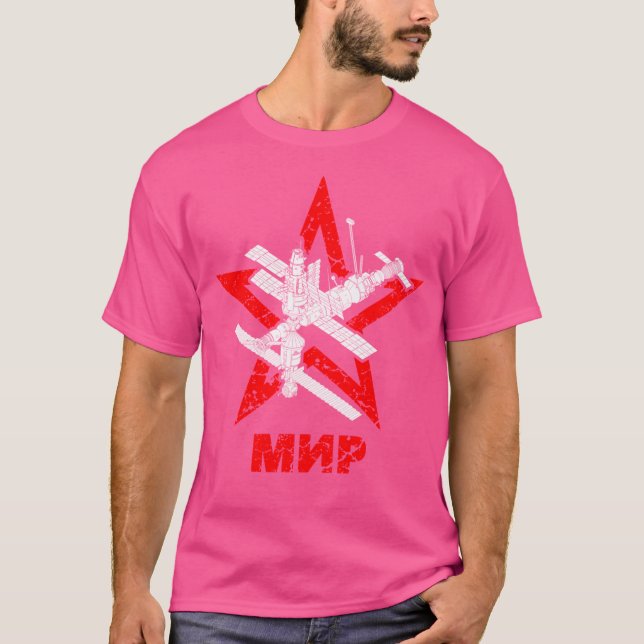 Raumstation Mir T-Shirt (Vorderseite)